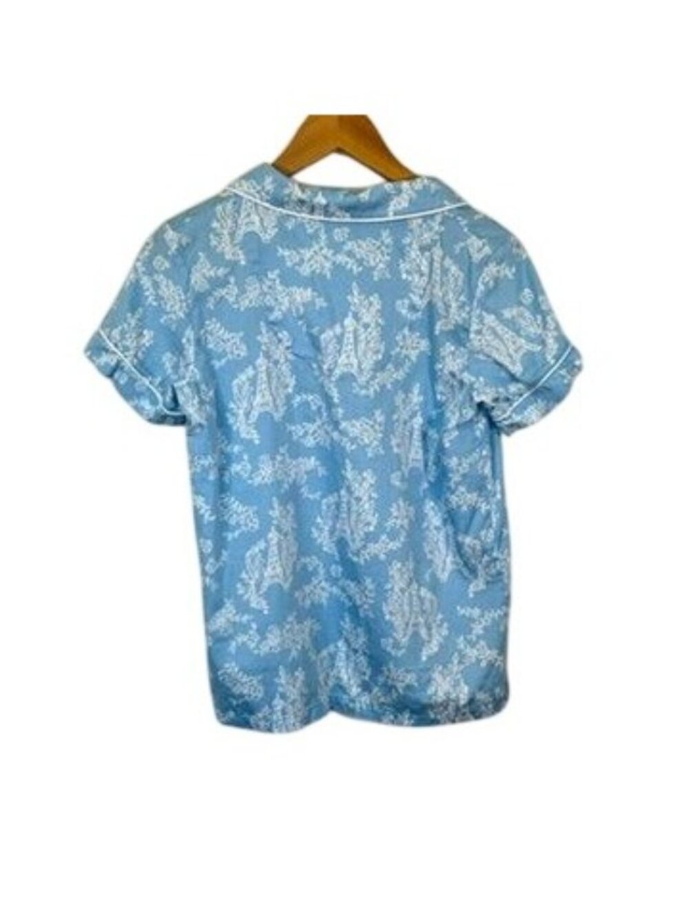 BedHead Women S Belle Eiffel Short Sleeve Classic Shorty Stretch Jersey Pj Set - Picture 4 of 16